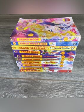 Sailor Moon Vintage Manga Lot Vol 1-11 Run + StarS 2-3 OOP Tokyopop Mixx Books